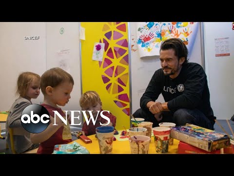 Actor Orlando Bloom's mission for Ukraine’s refugees