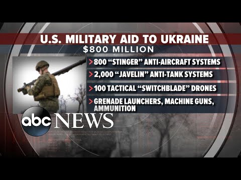 Biden outlines $800M aid package to Ukraine l GMA