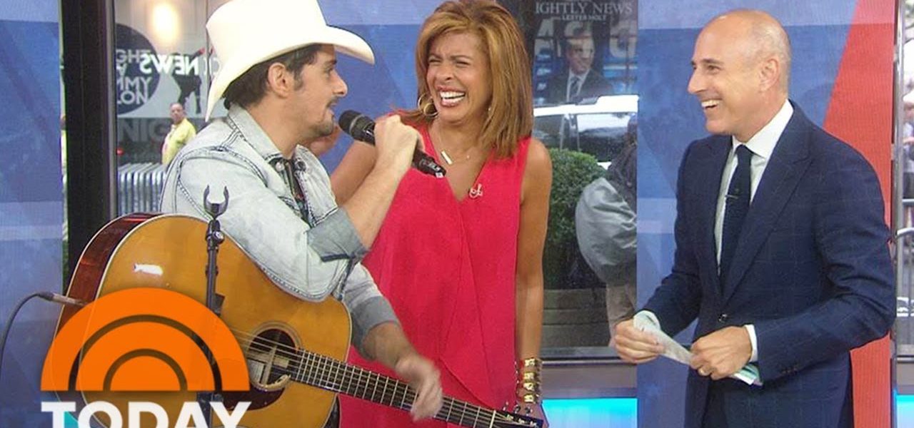 Brad Paisley And Matt Lauer Bond Over Their Love Of Superheroes | TODAY