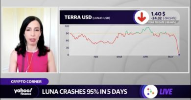 Crypto: Terra's Luna stablecoin plunges 95% in 5 days