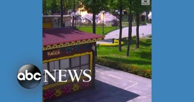 Russian rockets strike amusement park in Ukraine l ABC News