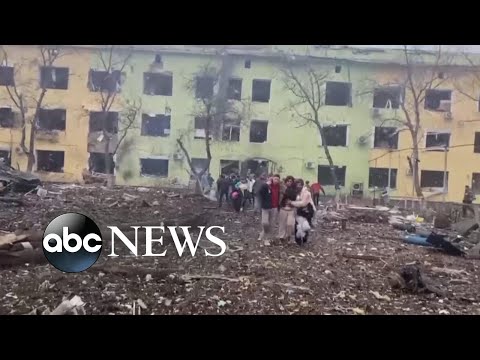 Russian strikes destroy children's hospital in Mariupol | ABCNL